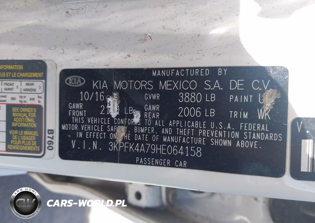 2017 Kia Forte Lx VIN:3KPFK4A79HE064158 - 9