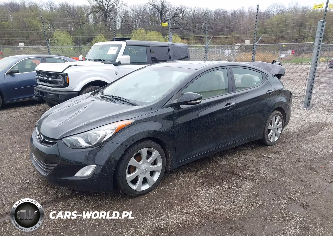 2012 Hyundai Elantra Limited VIN:5NPDH4AE6CH141299 - 2