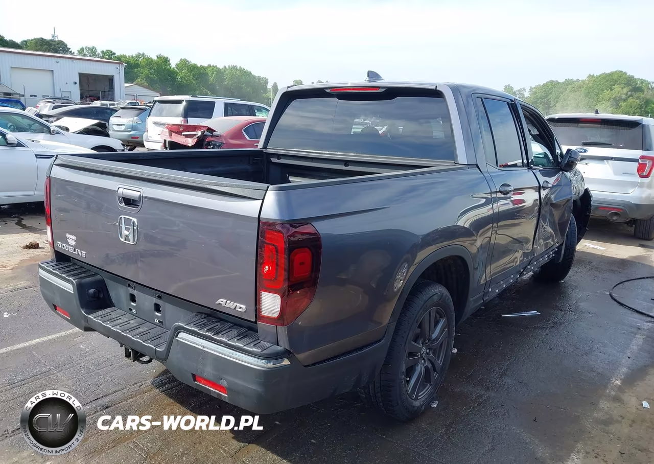 2020 Honda Ridgeline Awd Sport VIN:5FPYK3F19LB014555 - 4