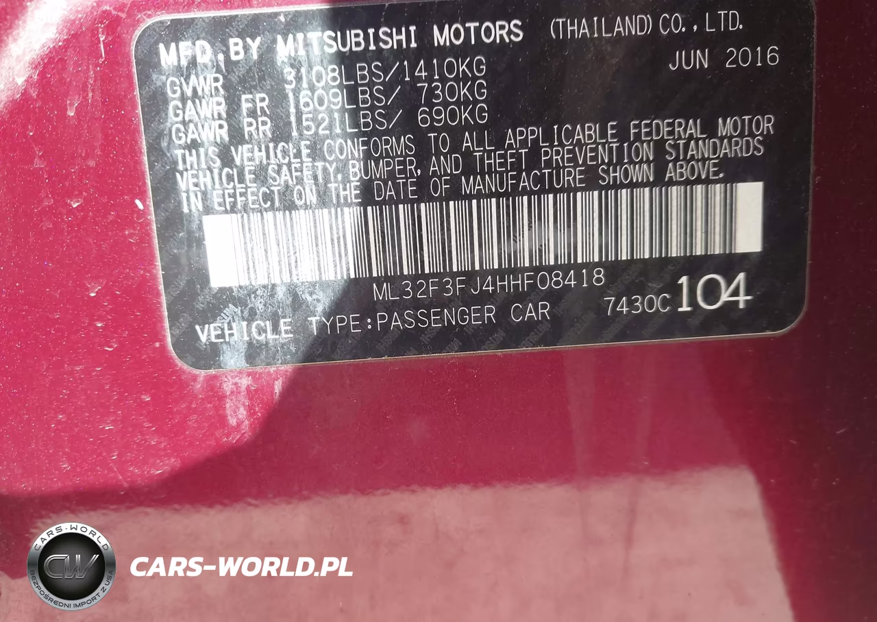 2017 Mitsubishi Mirage G4 Es VIN:ML32F3FJ4HHF08418 - 9