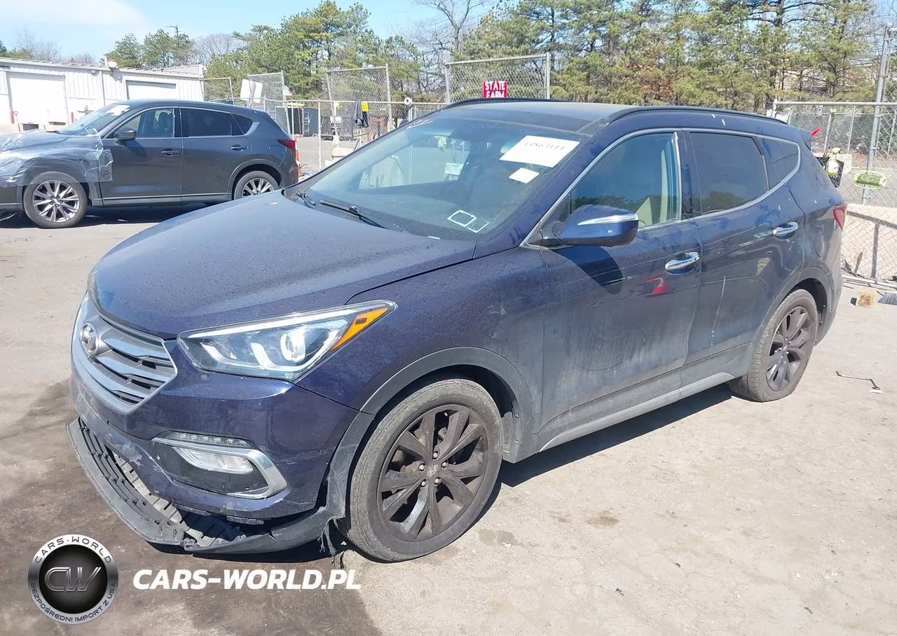 2017 Hyundai Santa Fe Sport 2.0T Ultimate VIN:5XYZWDLA9HG384027 - 2