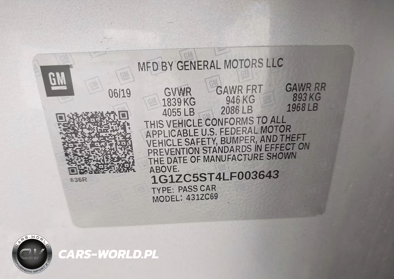 2020 Chevrolet Malibu Fwd 1Fl VIN:1G1ZC5ST4LF003643 - 9