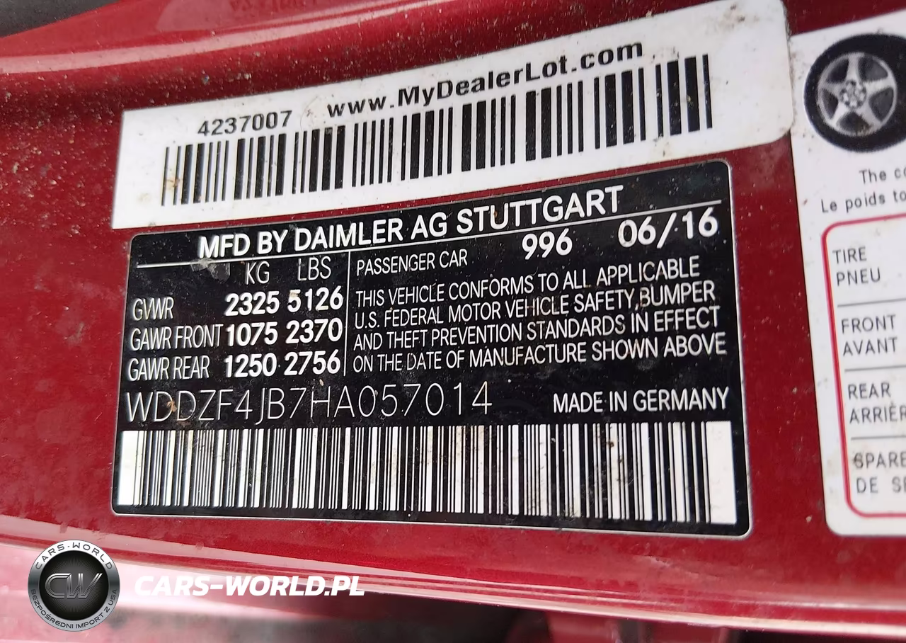 2017 Mercedes-Benz E 300 VIN:WDDZF4JB7HA057014 - 9