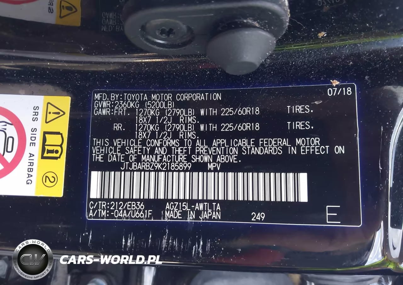 2019 Lexus Nx 300 F Sport VIN:JTJBARBZ9K2185899 - 9