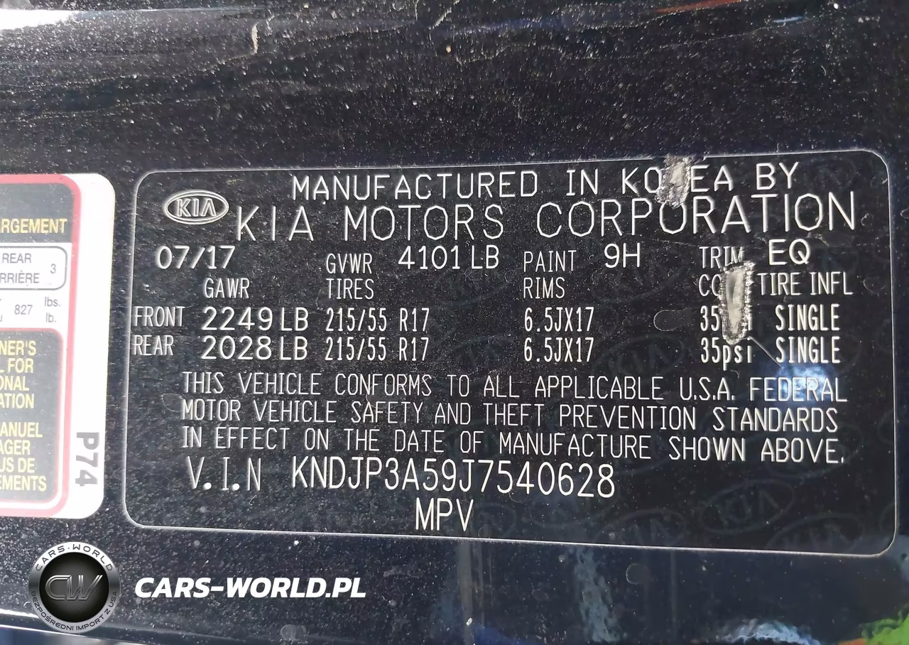 2018 Kia Soul + VIN:KNDJP3A59J7540628 - 9