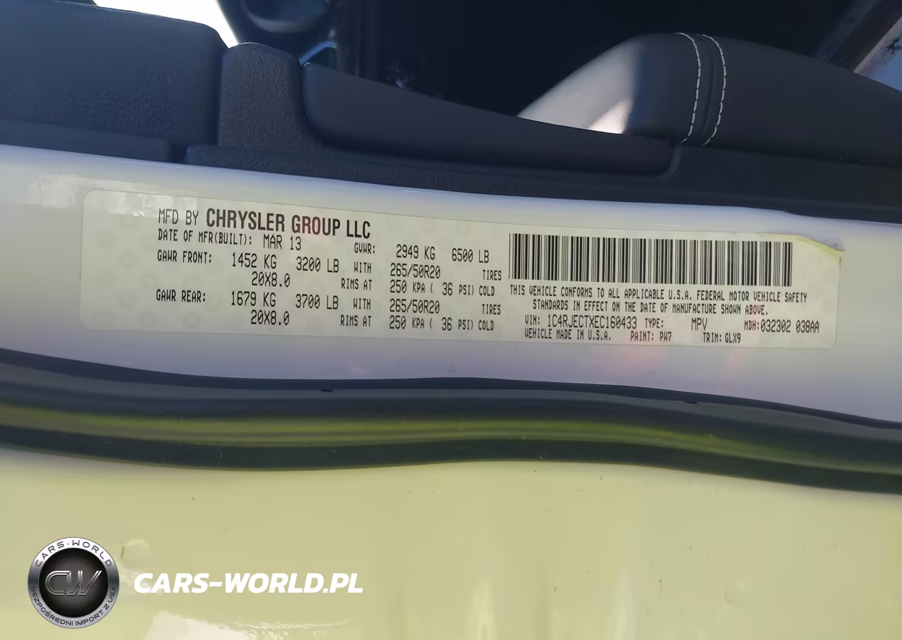 2014 Jeep Grand Cherokee Overland VIN:1C4RJECTXEC160433 - 9