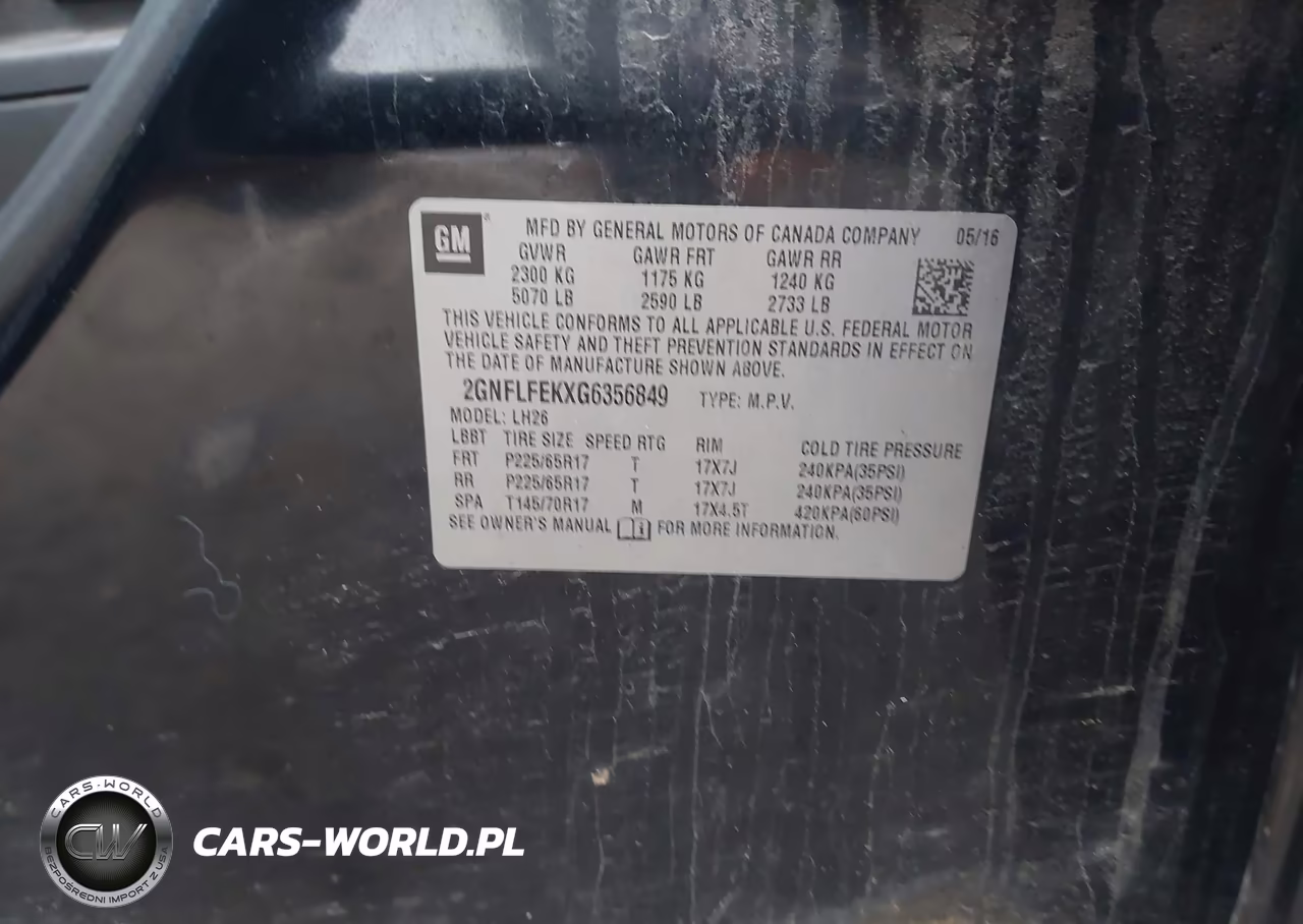 2016 Chevrolet Equinox Lt VIN:2GNFLFEKXG6356849 - 9