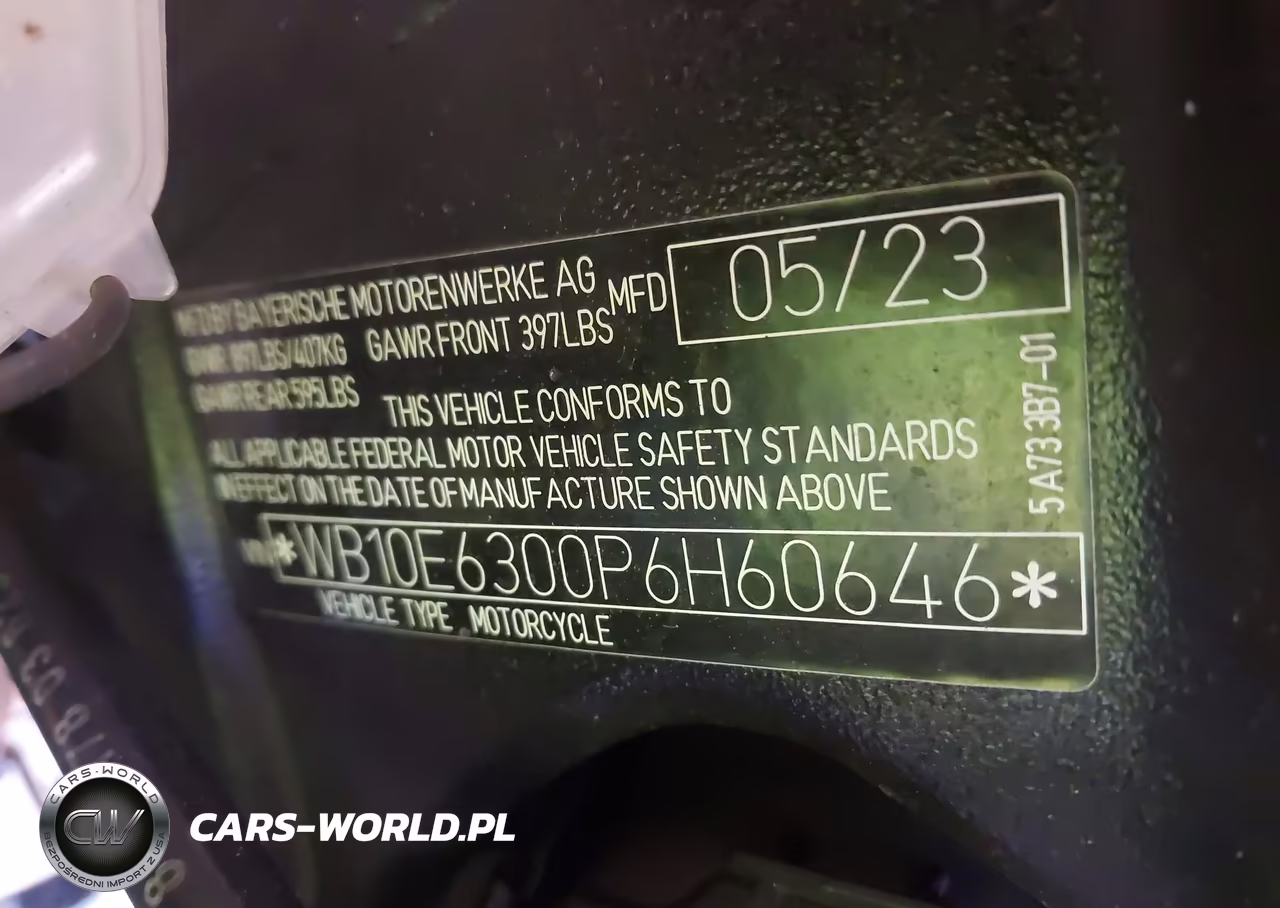 2023 BMW S 1000 Rr VIN:WB10E6300P6H60646 - 10