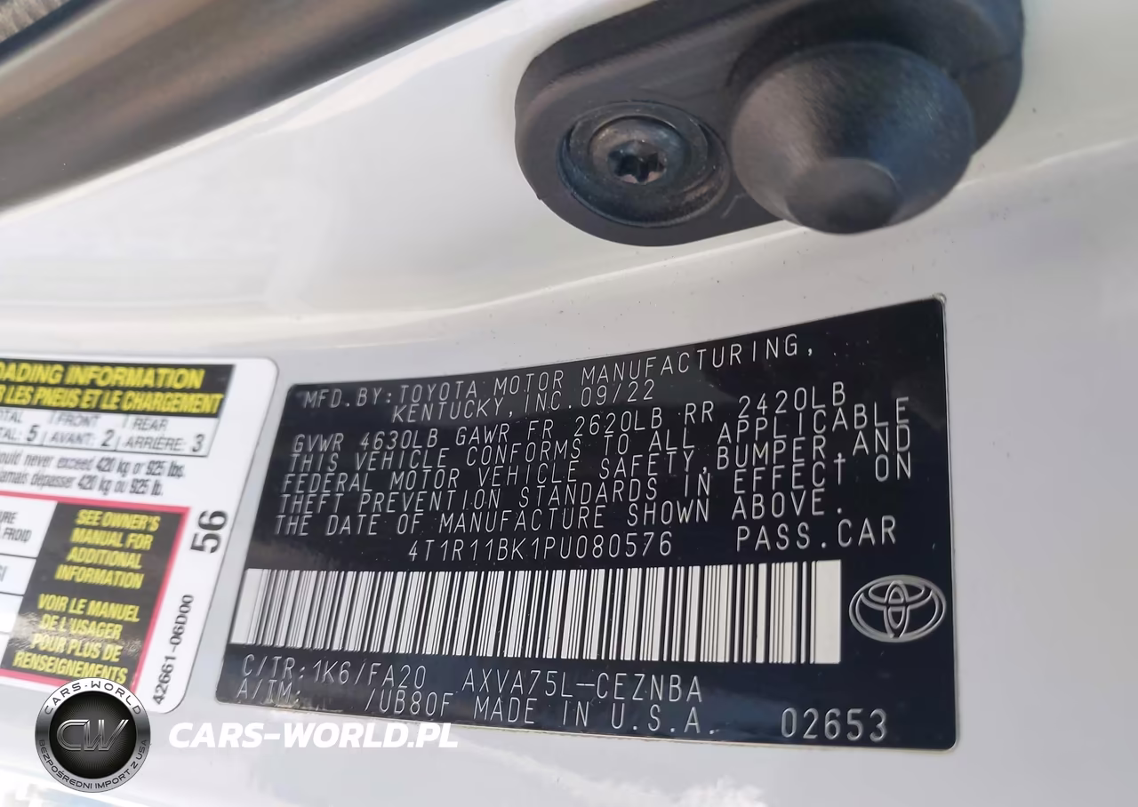 2023 Toyota Camry Le VIN:4T1R11BK1PU080576 - 9