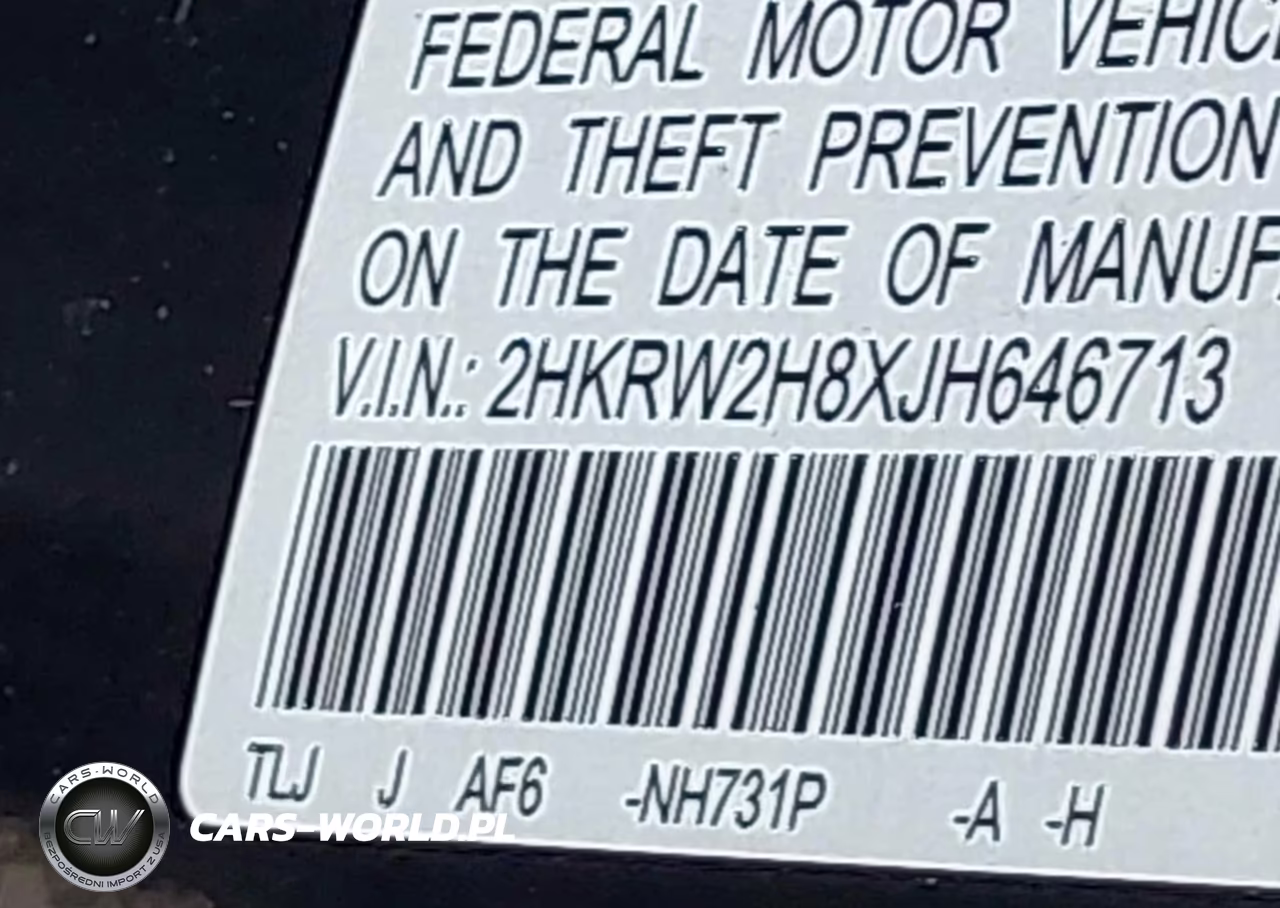 2018 Honda Cr-V Ex-L-Ex-L Navi VIN:2HKRW2H8XJH646713 - 9