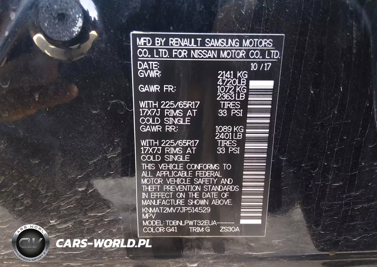 2018 Nissan Rogue S VIN:KNMAT2MV7JP514529 - 9