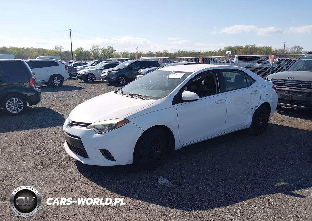 2016 Toyota Corolla Le VIN:2T1BURHEXGC708306 - 2