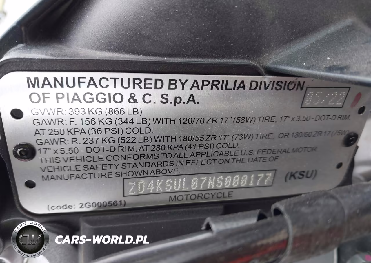 2022 Aprilia Tuono 660 VIN:ZD4KSUL07NS000177 - 10