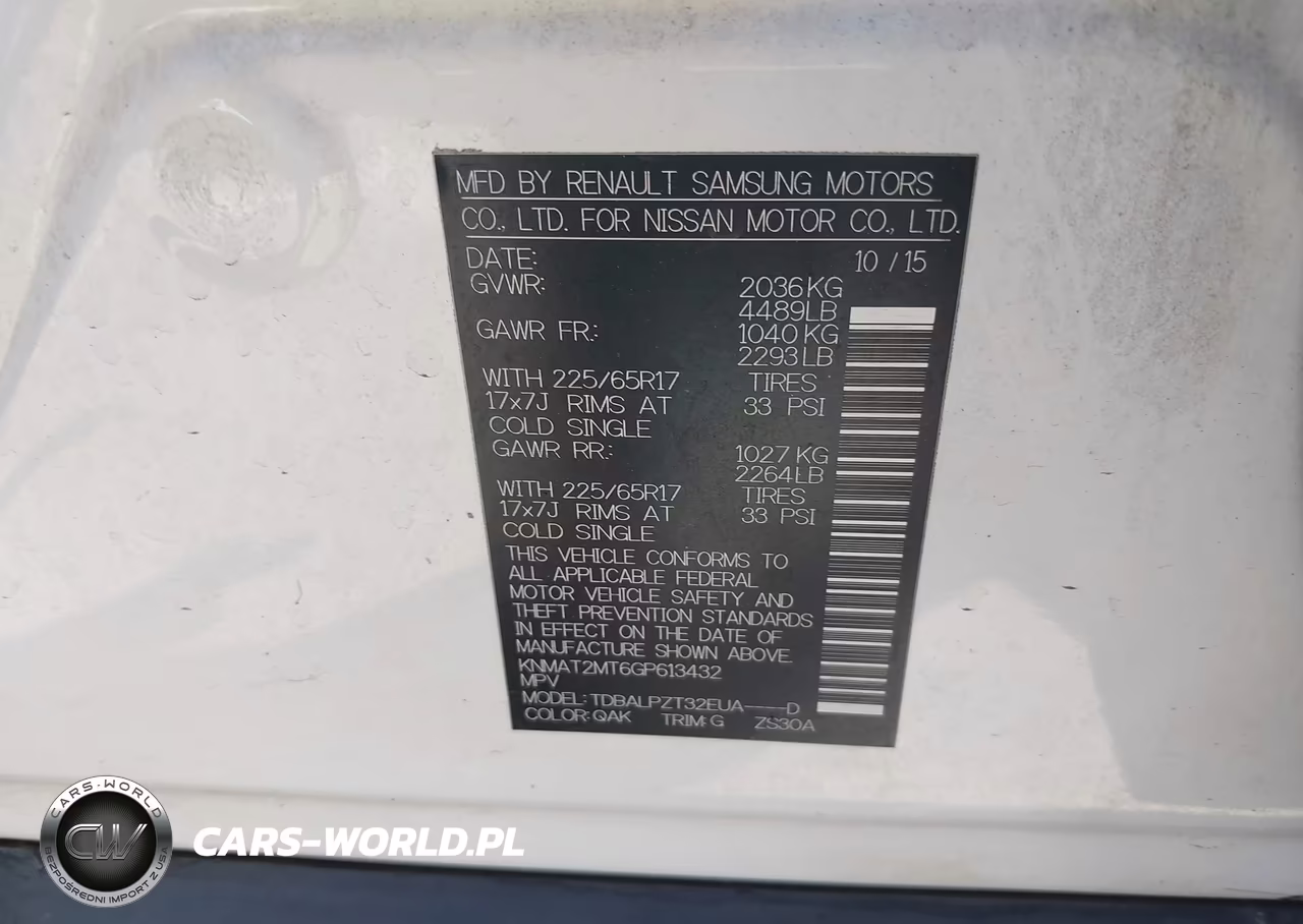 2016 Nissan Rogue S VIN:KNMAT2MT6GP613432 - 9