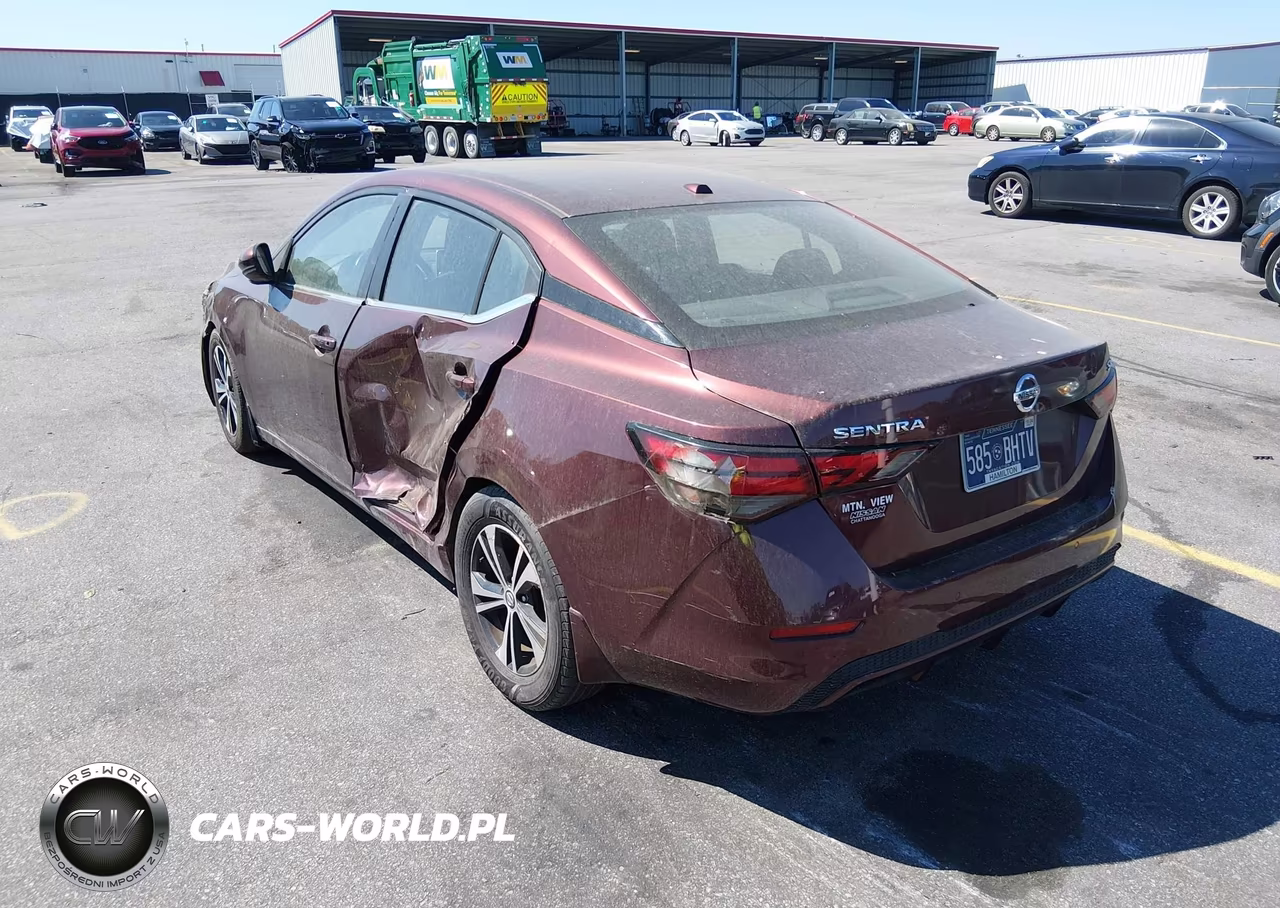 2020 Nissan Sentra Sv Xtronic Cvt VIN:3N1AB8CV4LY276800 - 3
