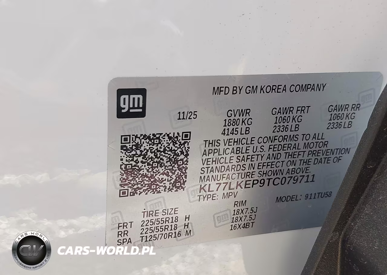2026 Chevrolet Trax Fwd Activ VIN:KL77LKEP9TC079711 - 9