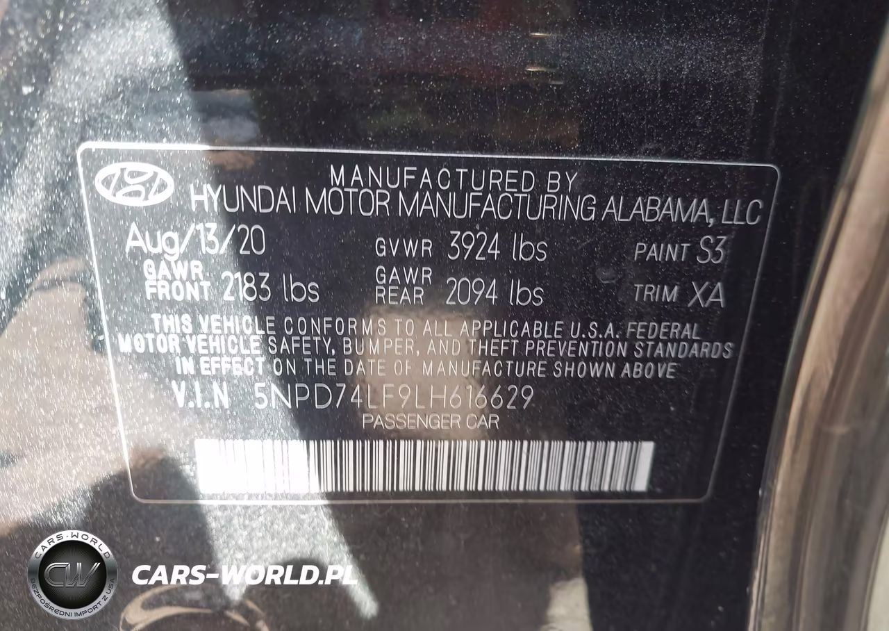 2020 HYUNDAI ELANTRA SE VIN:5NPD74LF9LH616629 - 9