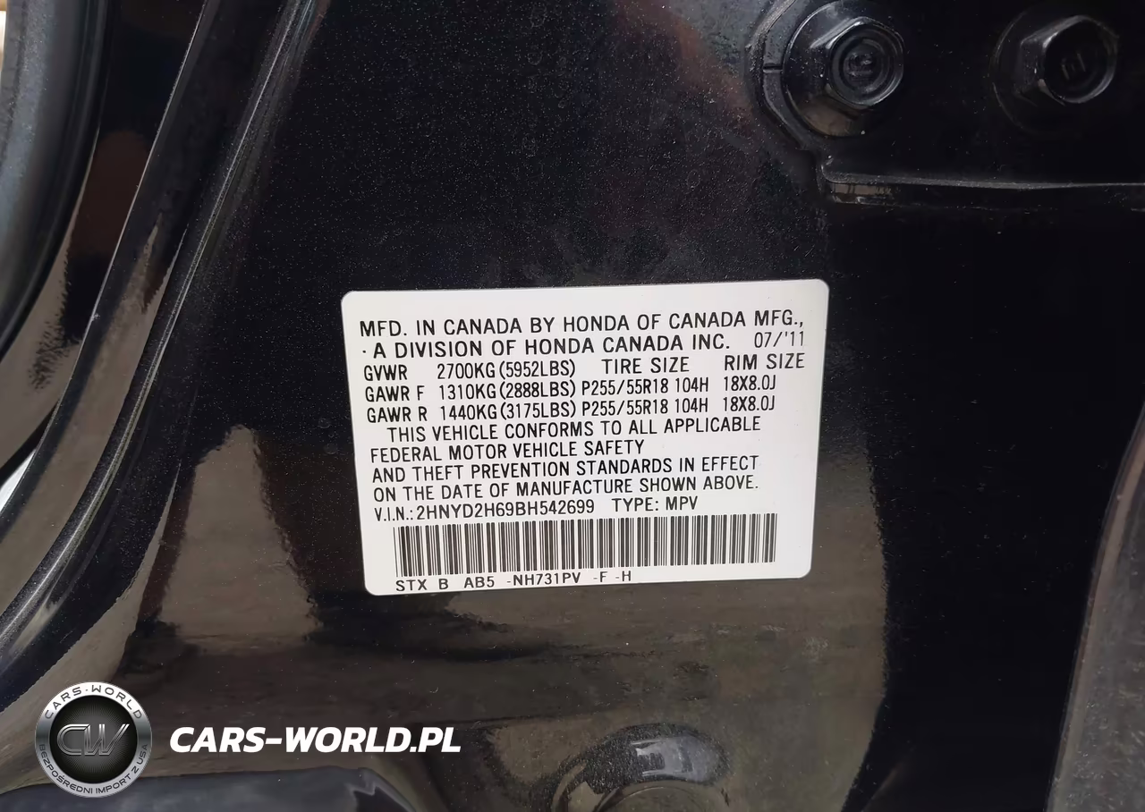 2011 Acura Mdx Technology Package VIN:2HNYD2H69BH542699 - 9