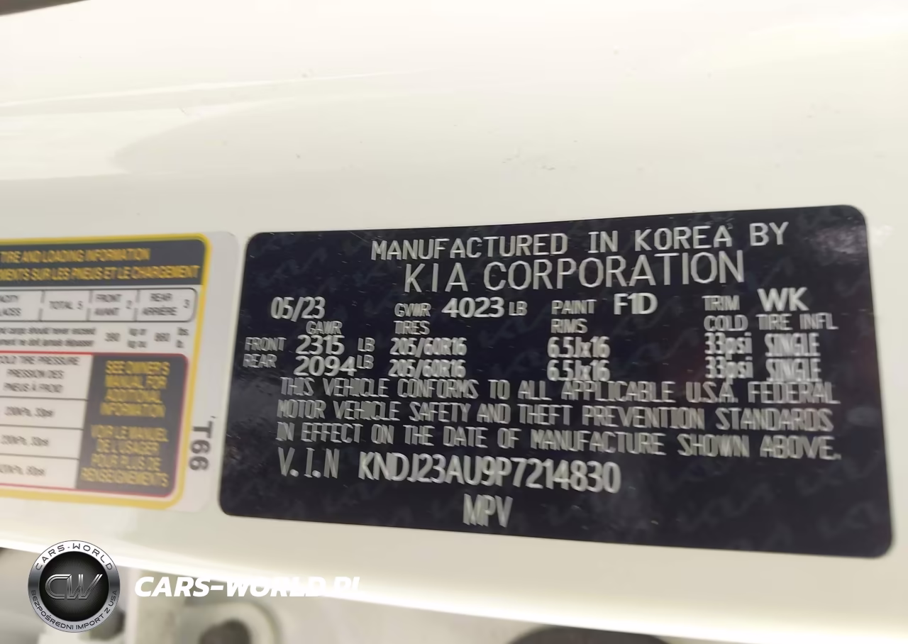 2023 Kia Soul S VIN:KNDJ23AU9P7214830 - 9
