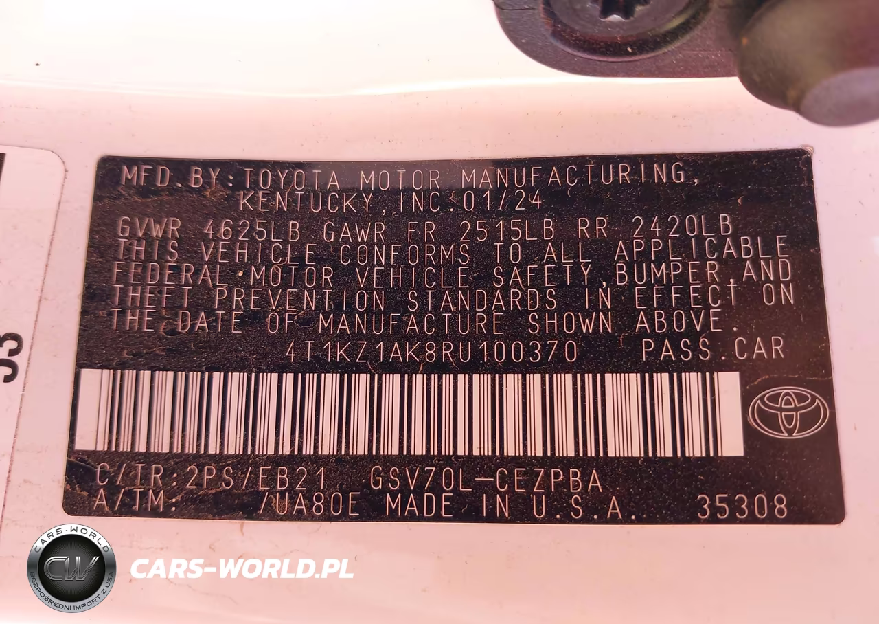 2024 Toyota Camry Trd V6 VIN:4T1KZ1AK8RU100370 - 9
