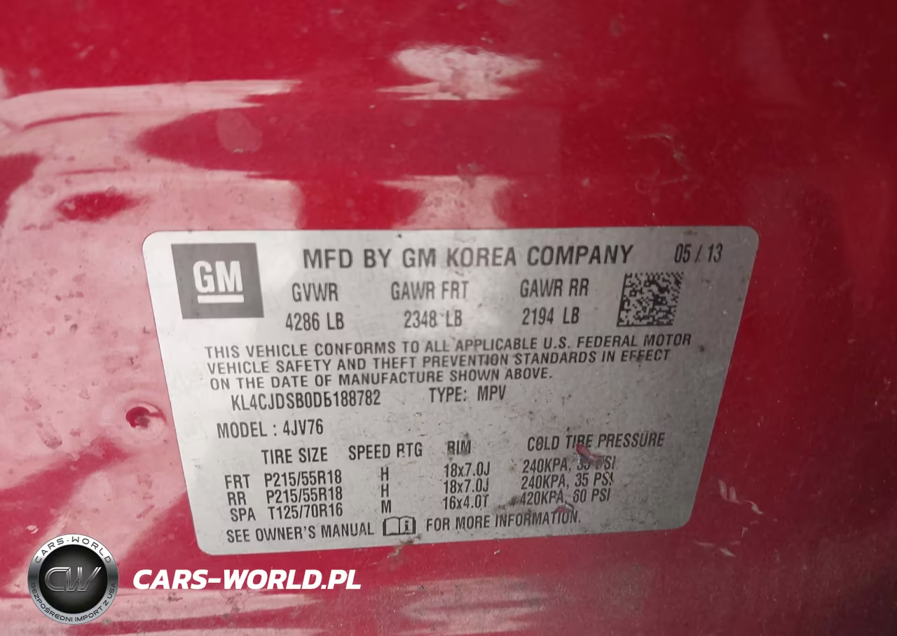 2013 Buick Encore Premium VIN:KL4CJDSB0DB188782 - 9