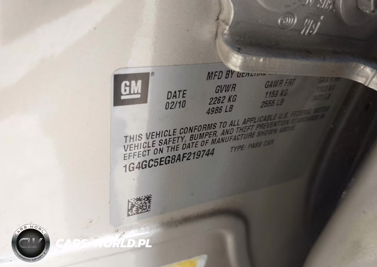 2010 Buick Lacrosse Cxl VIN:1G4GC5EG8AF219744 - 9