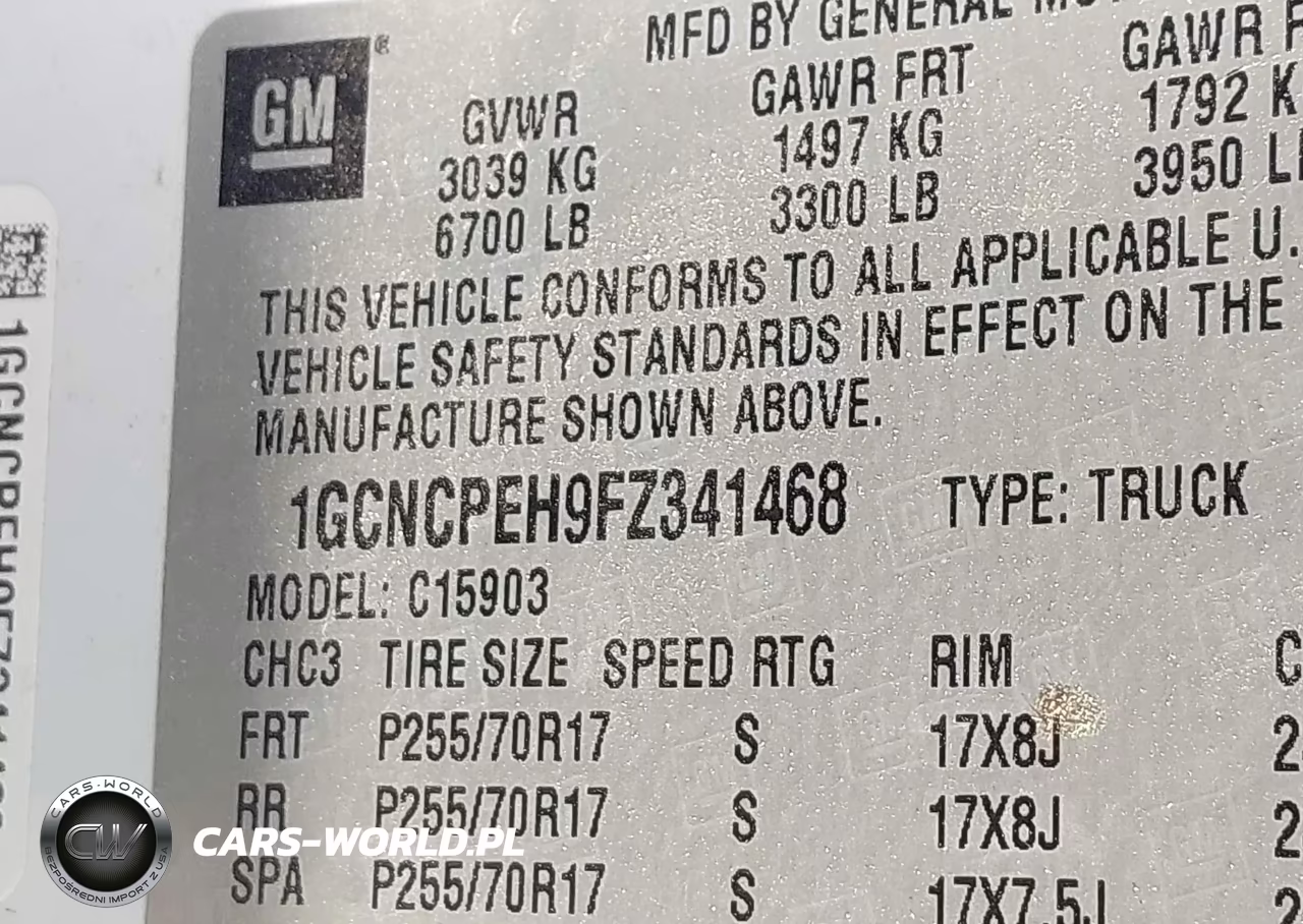 2015 Chevrolet Silverado 1500 Wt VIN:1GCNCPEH9FZ341468 - 9