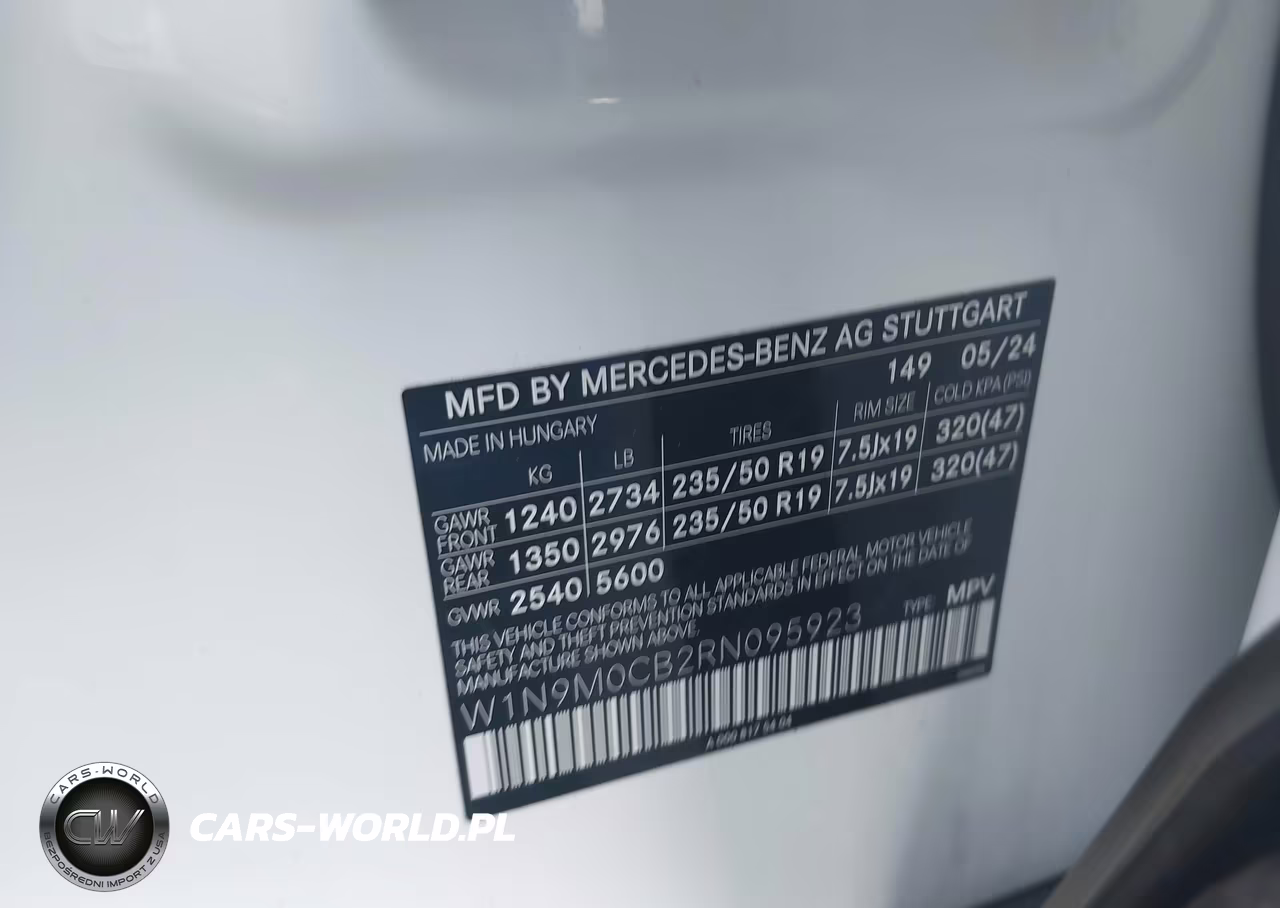 2024 Mercedes-Benz Eqb 250 Suv VIN:W1N9M0CB2RN095923 - 9