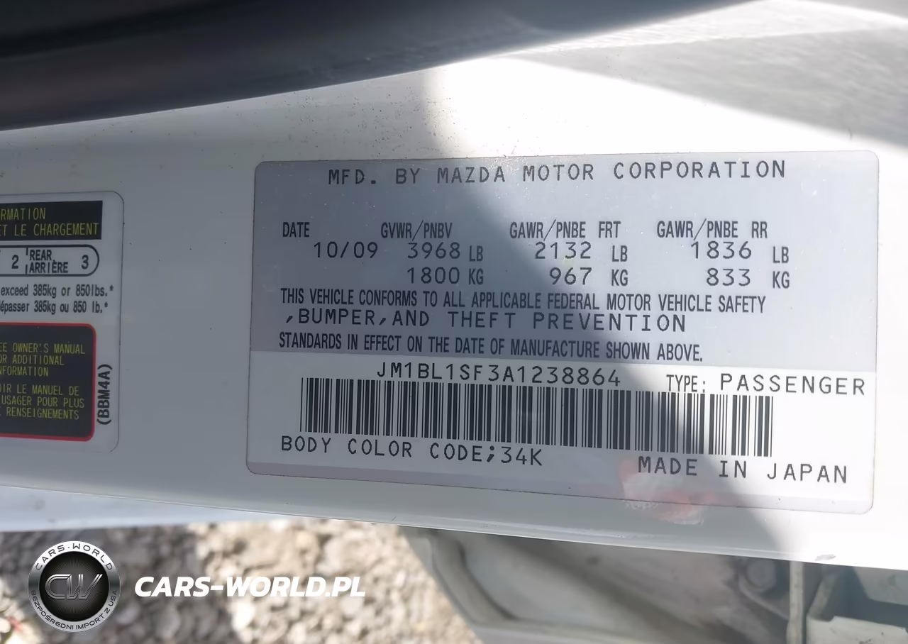 2010 Mazda Mazda3 I Sport VIN:JM1BL1SF3A1238864 - 9