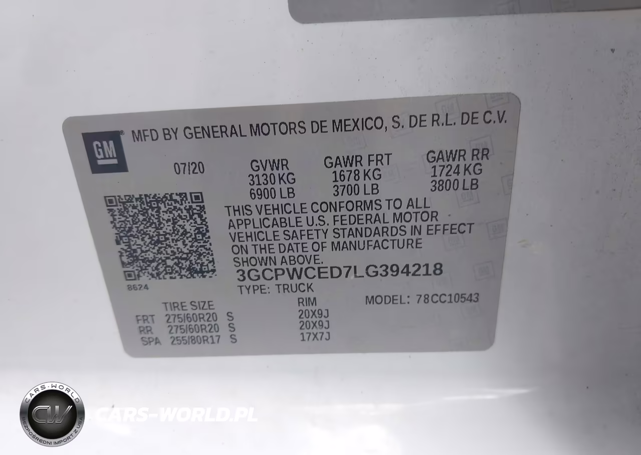 2020 Chevrolet Silverado 1500 2Wd Short Bed Lt VIN:3GCPWCED7LG394218 - 9