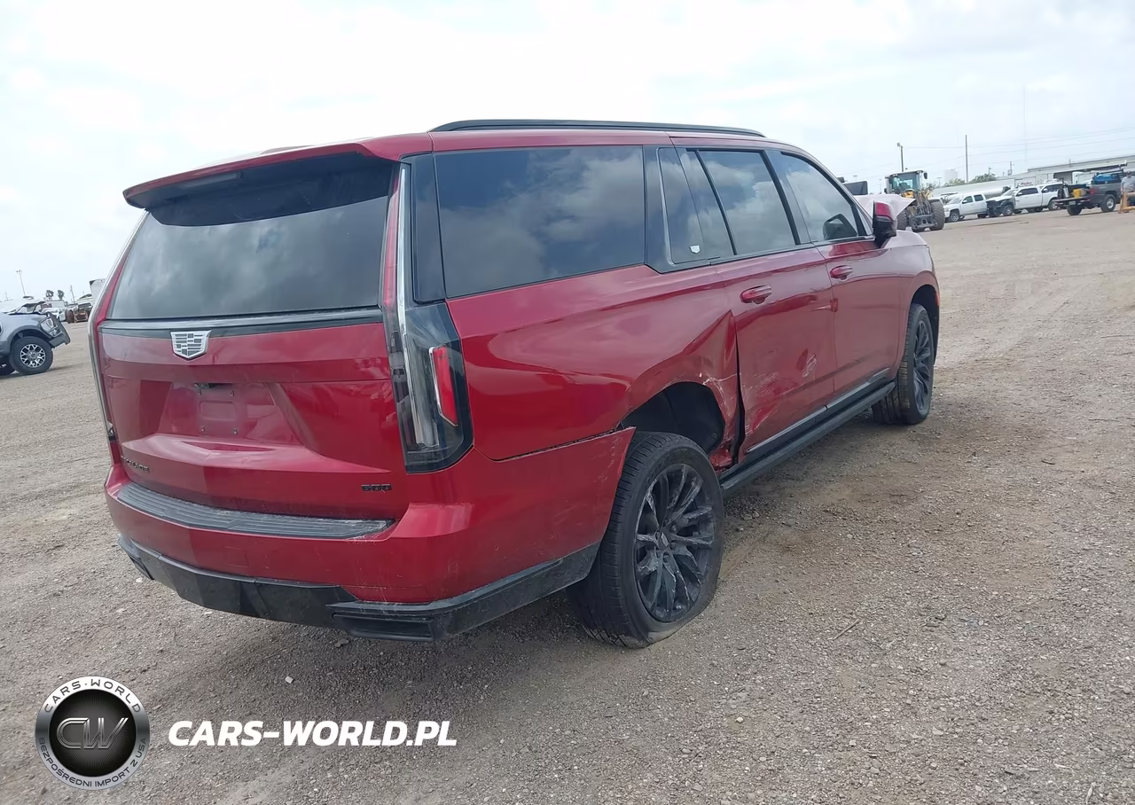2022 Cadillac Escalade Esv 4Wd Sport Platinum VIN:1GYS4RKL1NR126552 - 4