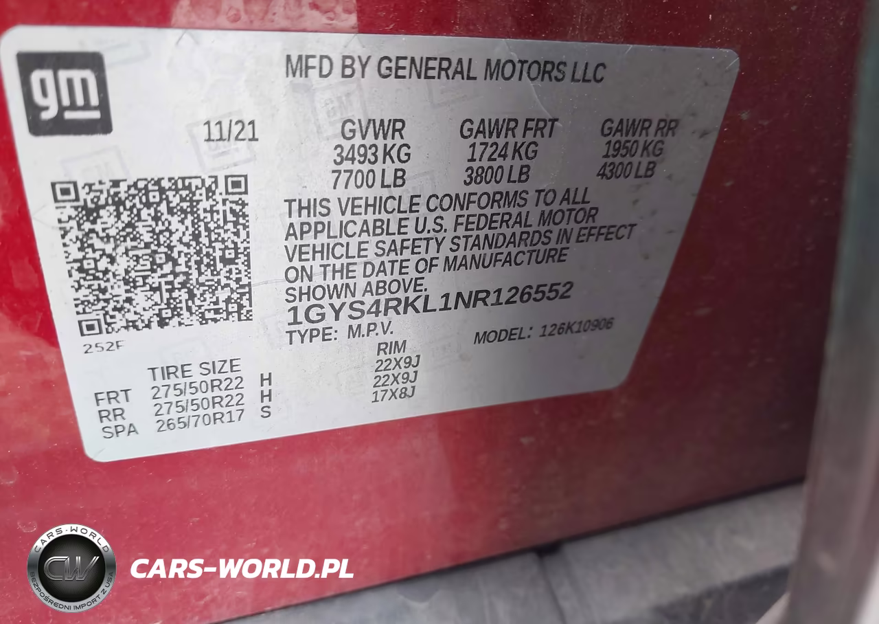 2022 Cadillac Escalade Esv 4Wd Sport Platinum VIN:1GYS4RKL1NR126552 - 9