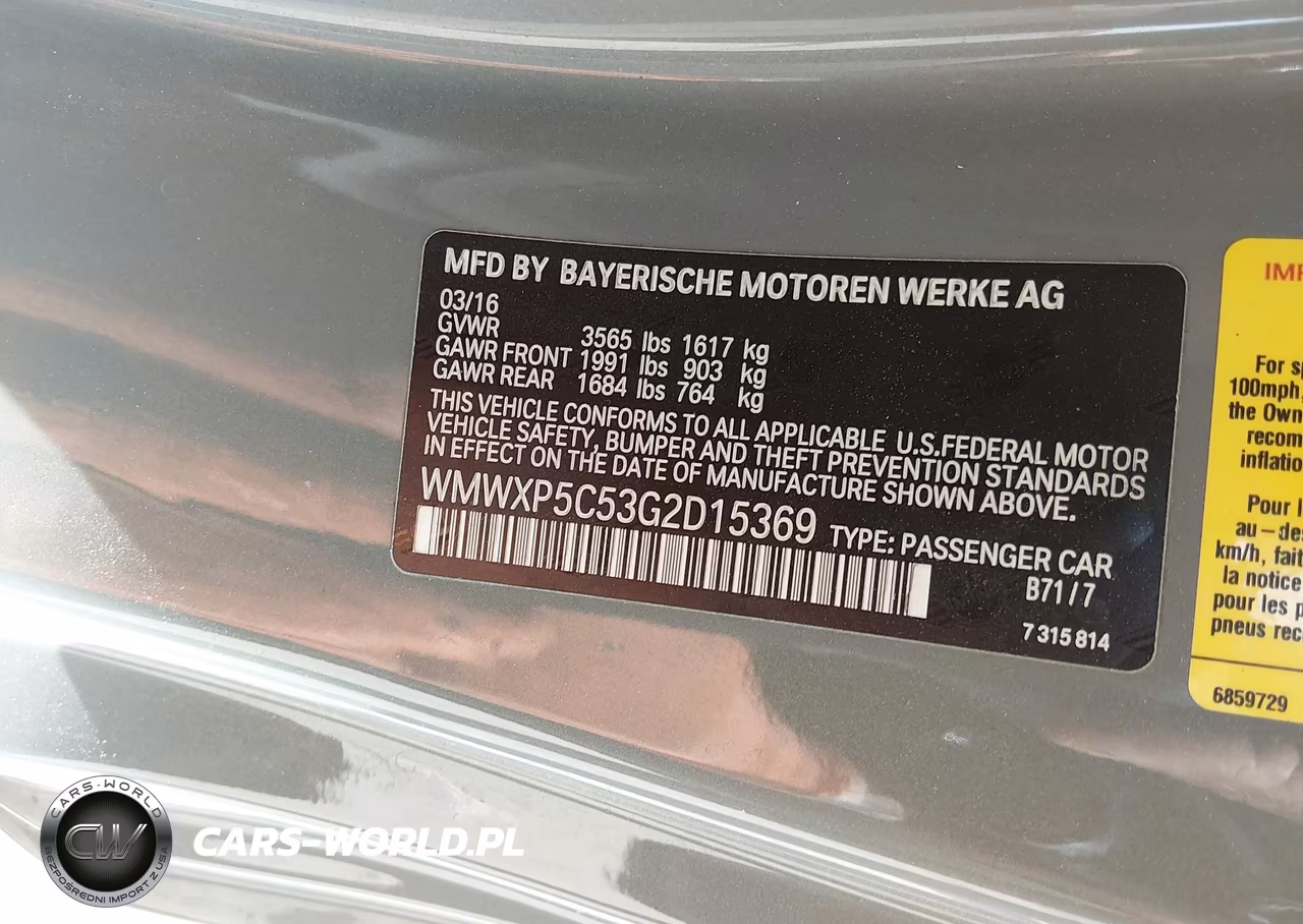 2016 Mini Hardtop Cooper VIN:WMWXP5C53G2D15369 - 9