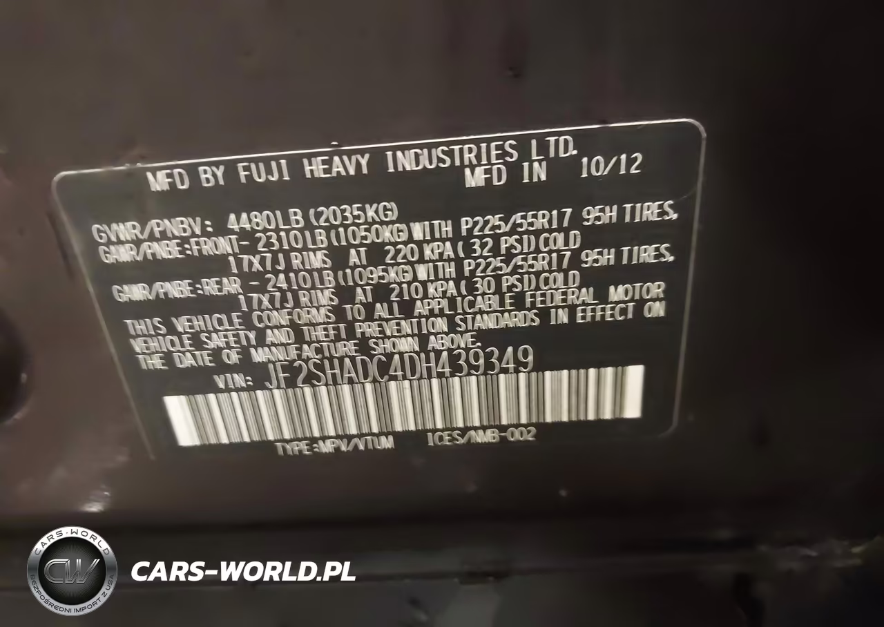 2013 Subaru Forester 2.5X Premium VIN:JF2SHADC4DH439349 - 9