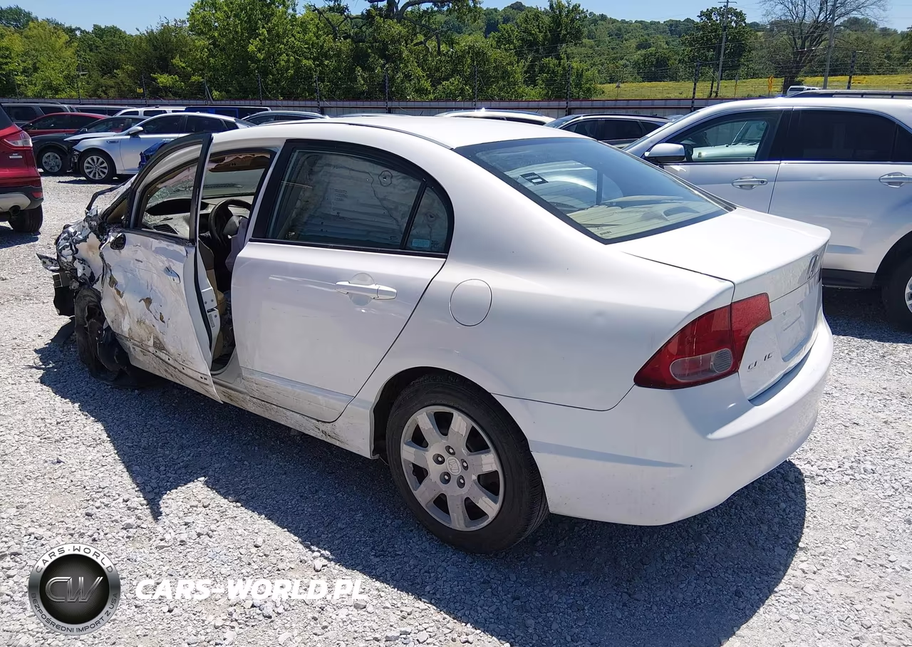 2007 Honda Civic Lx VIN:1HGFA16547L051351 - 3