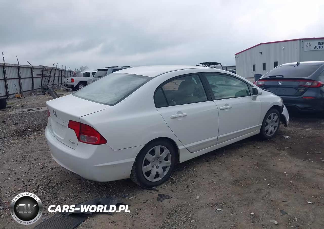 2007 Honda Civic Lx VIN:1HGFA16547L051351 - 4