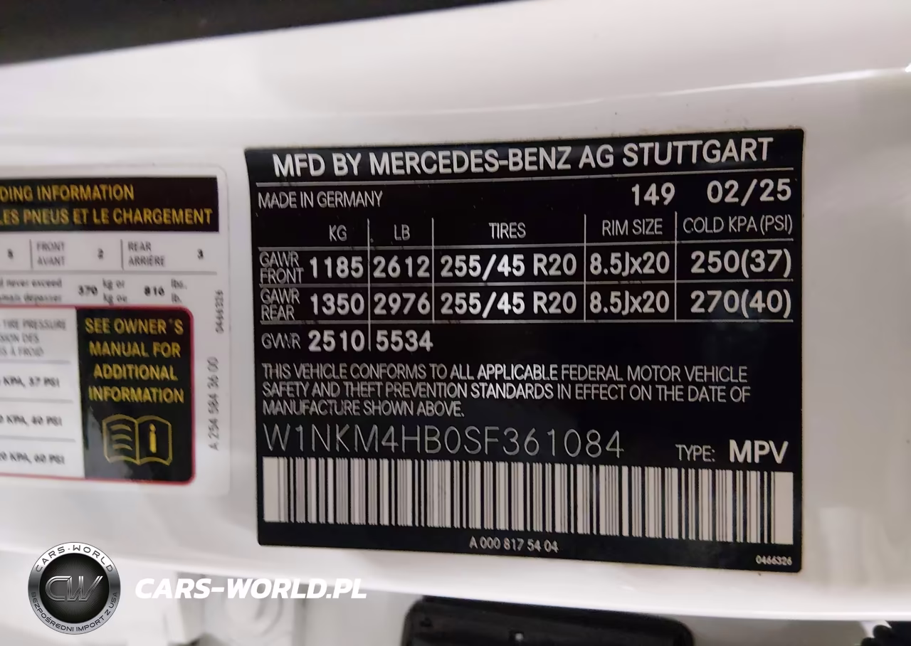 2025 Mercedes-Benz Glc 300 4Matic Suv VIN:W1NKM4HB0SF361084 - 9