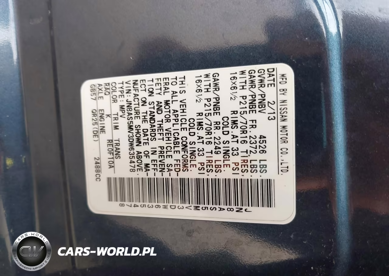 2013 Nissan Rogue S VIN:JN8AS5MV3DW635478 - 9