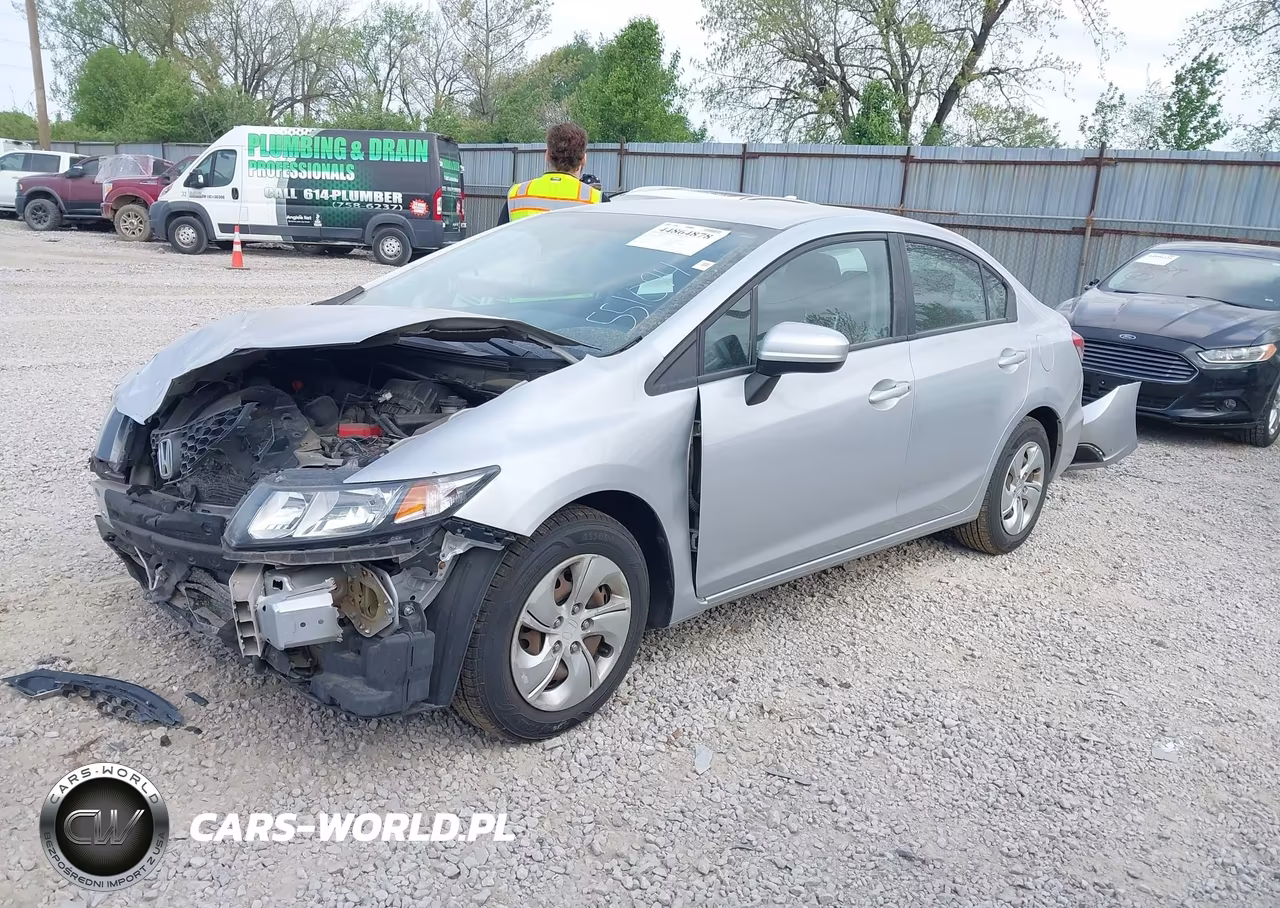 2014 Honda Civic Lx VIN:2HGFB2F55EH551094 - 2