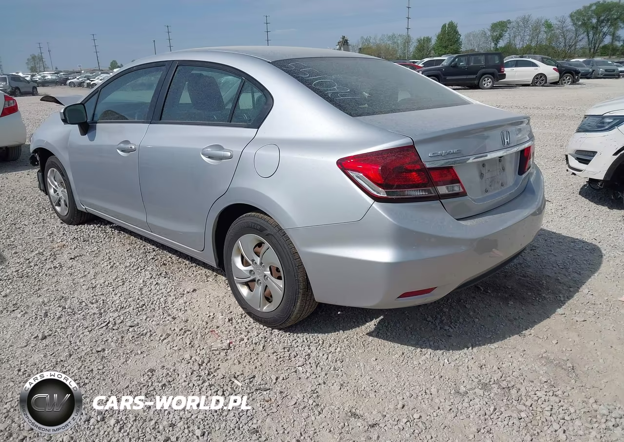 2014 Honda Civic Lx VIN:2HGFB2F55EH551094 - 3