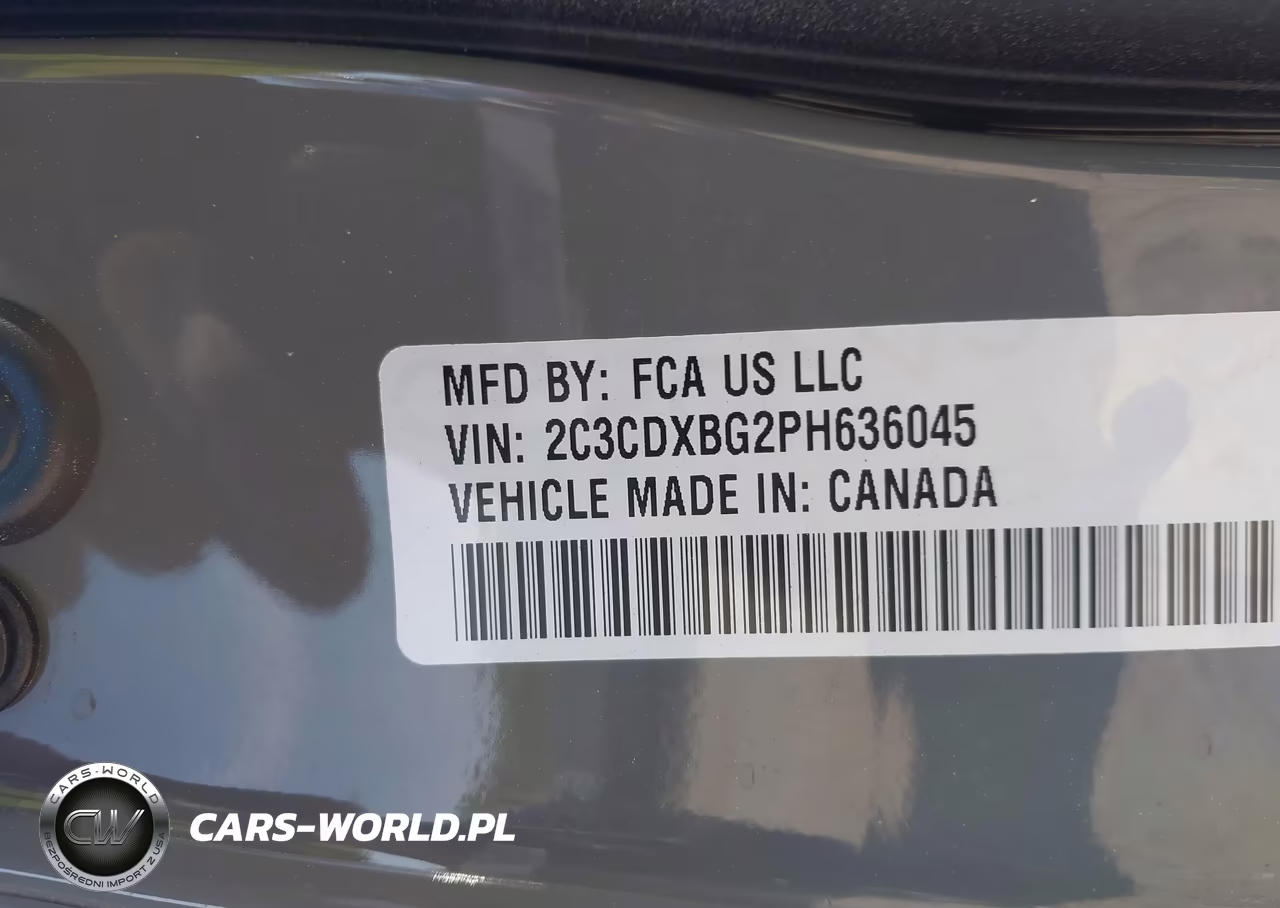 2023 Dodge Charger Sxt VIN:2C3CDXBG2PH636045 - 9