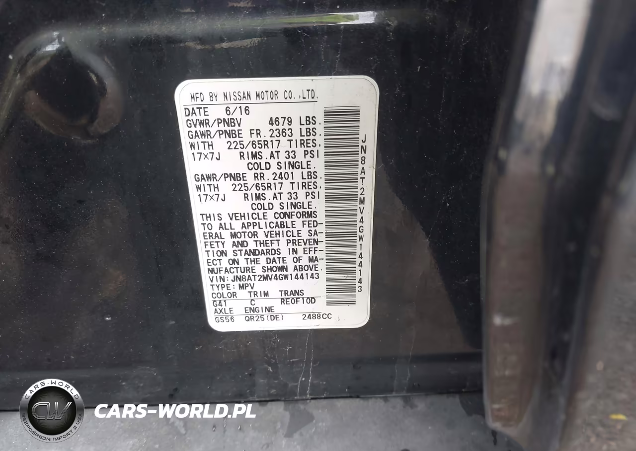2016 Nissan Rogue S VIN:JN8AT2MV4GW144143 - 9