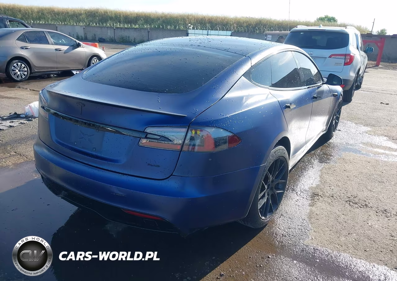 2021 Tesla Model S Plaid Tri Motor All-Wheel Drive VIN:5YJSA1E61MF447078 - 4