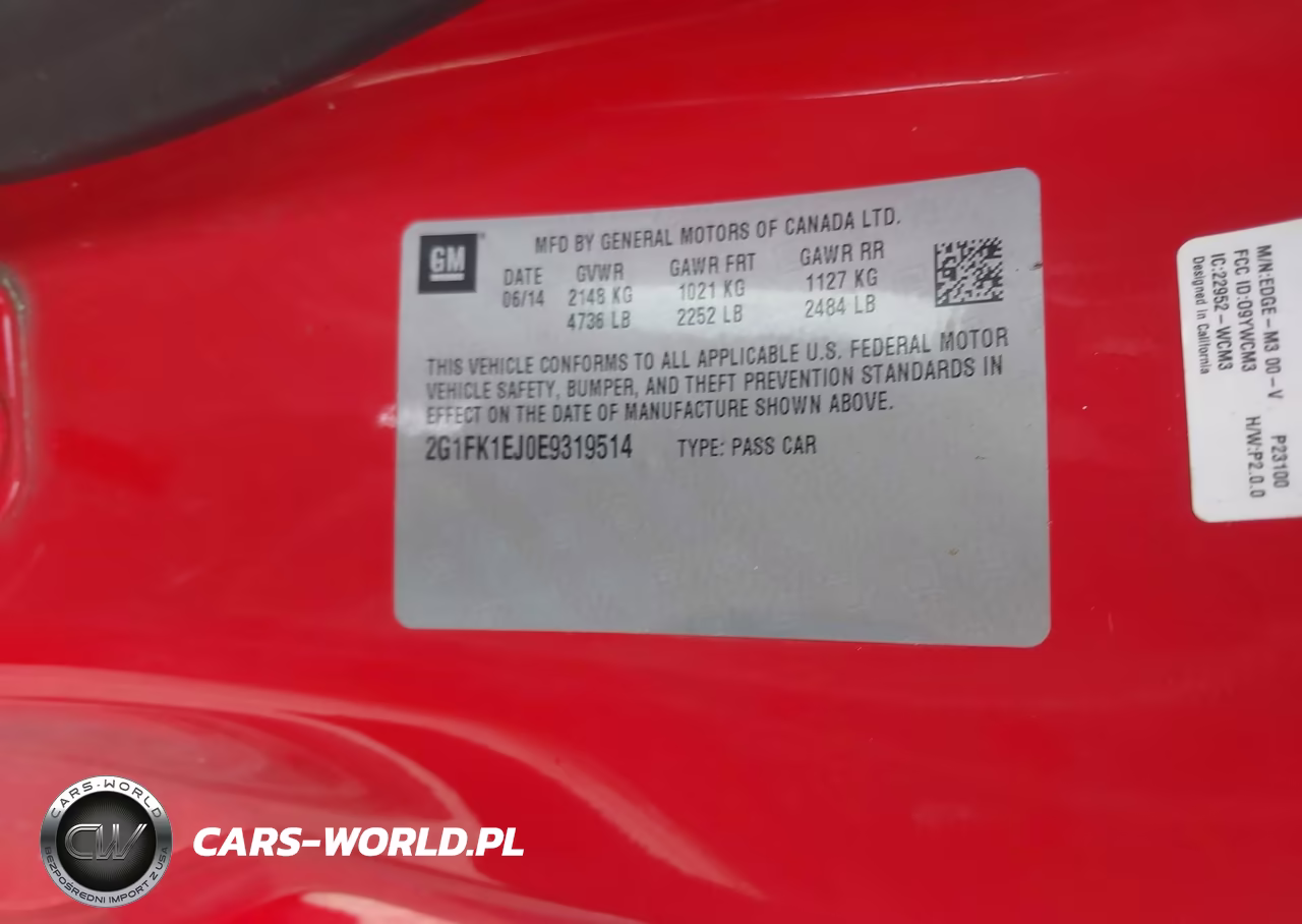 2014 Chevrolet Camaro 2Ss VIN:2G1FK1EJ0E9319514 - 9