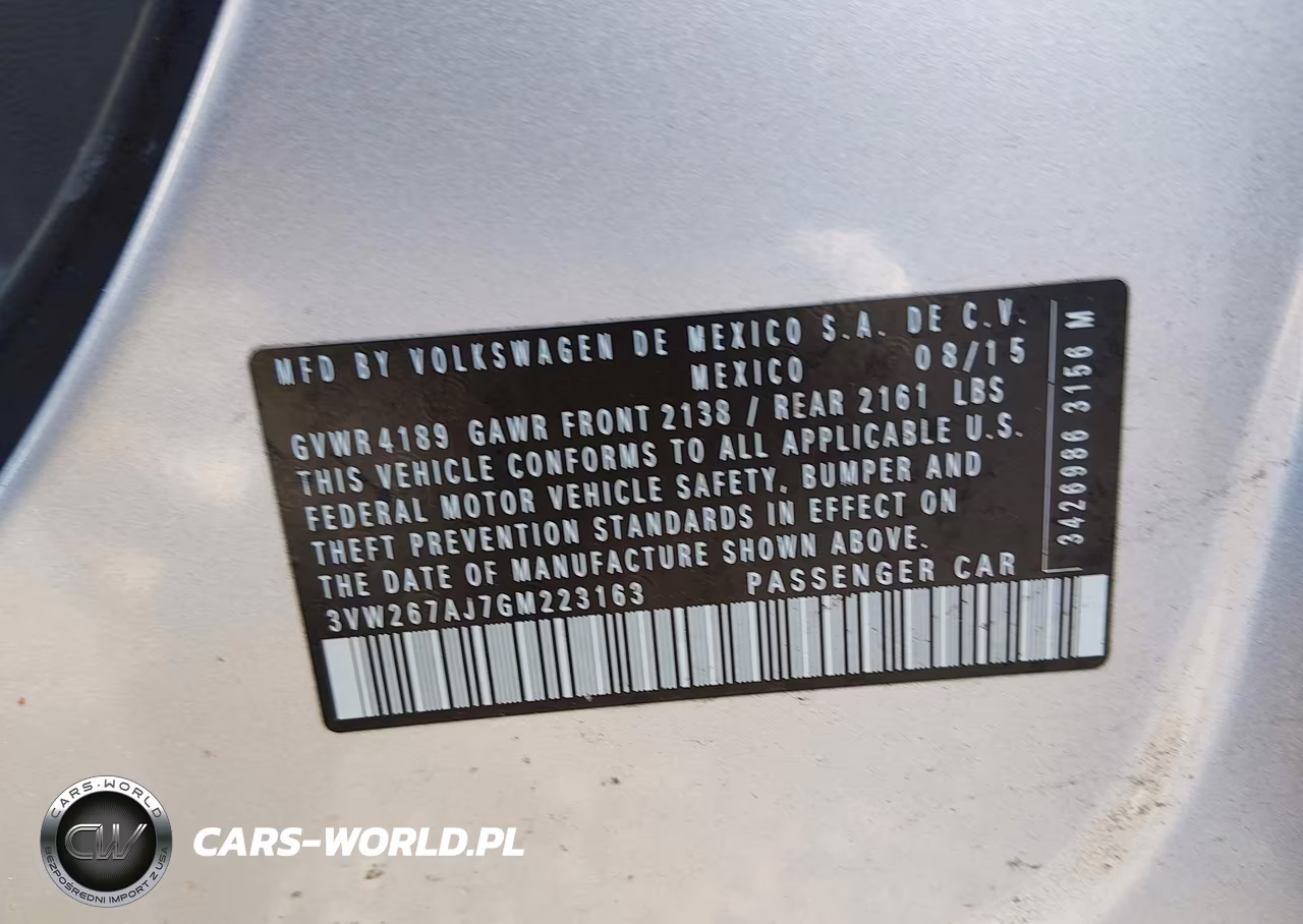 2016 Volkswagen Jetta 1.4T S VIN:3VW267AJ7GM223163 - 9