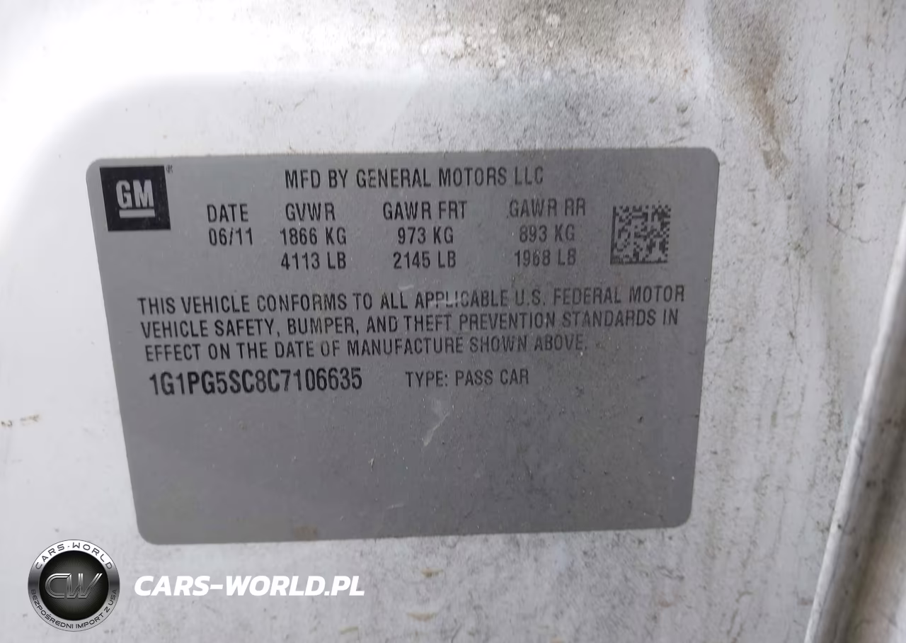 2012 Chevrolet Cruze 2Lt VIN:1G1PG5SC8C7106635 - 9