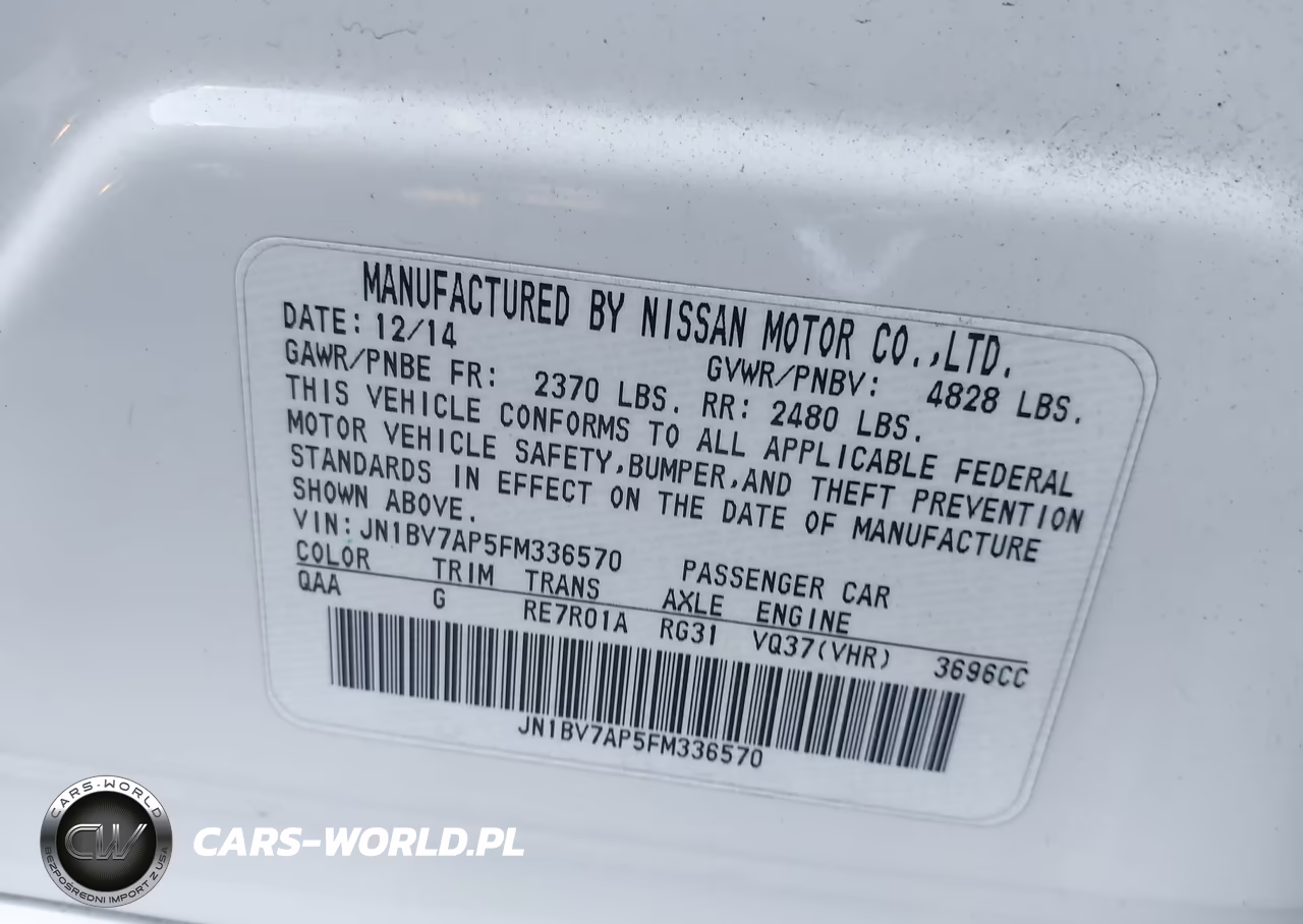 2015 Infiniti Q50 Premium VIN:JN1BV7AP5FM336570 - 9