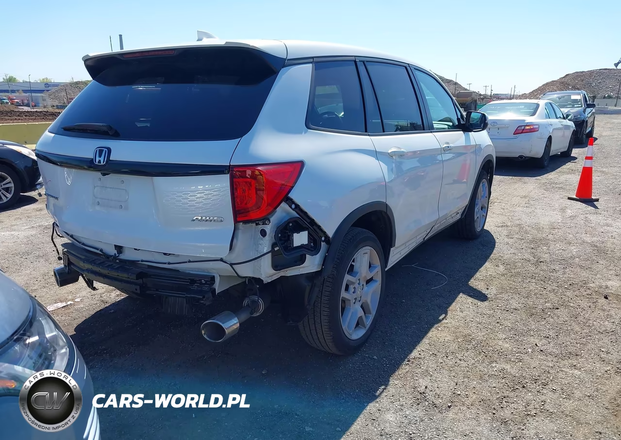 2025 Honda Passport Ex-L VIN:5FNYF8H54SB009935 - 4
