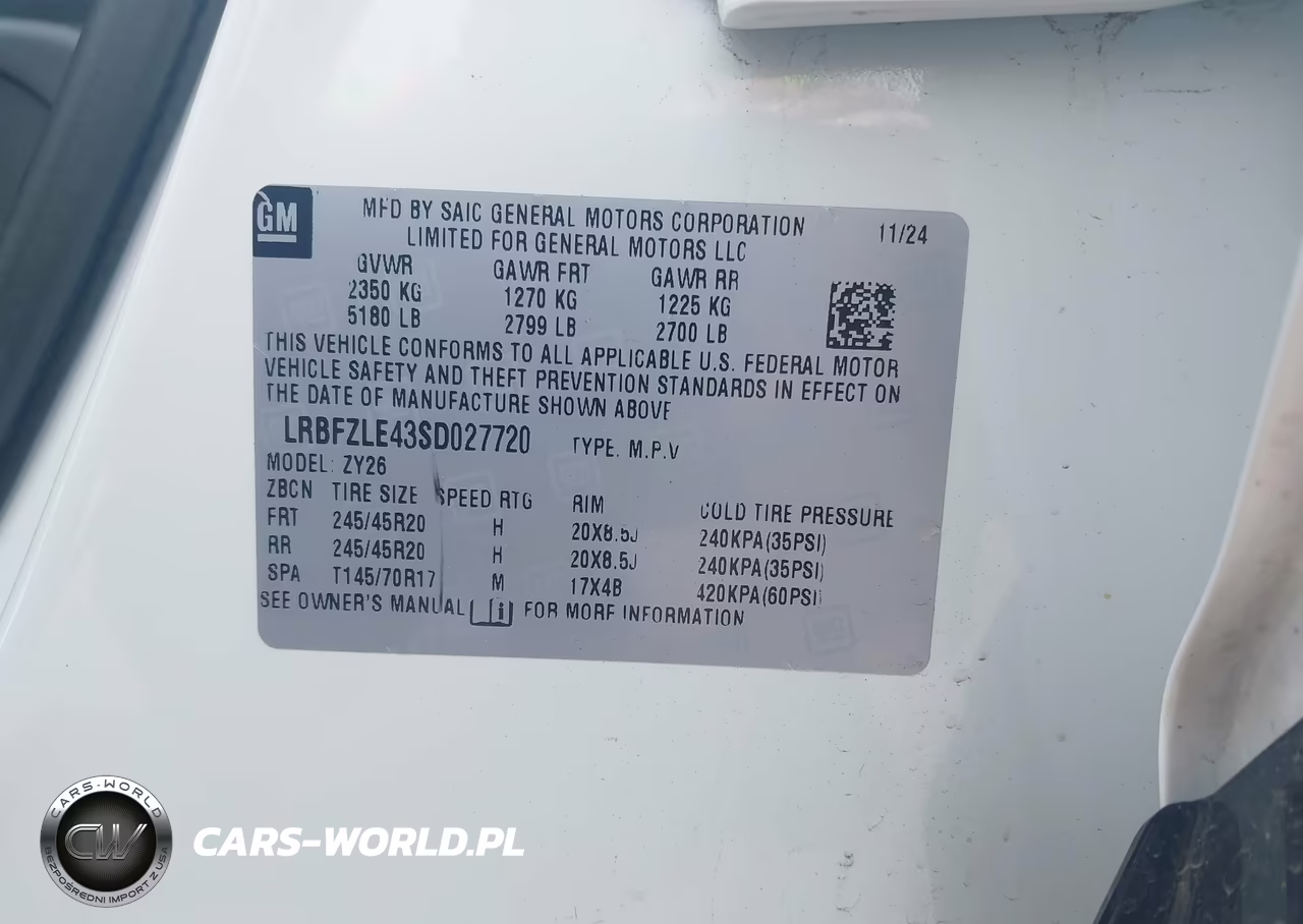 2025 Buick Envision Sport Touring Awd VIN:LRBFZLE43SD027720 - 9