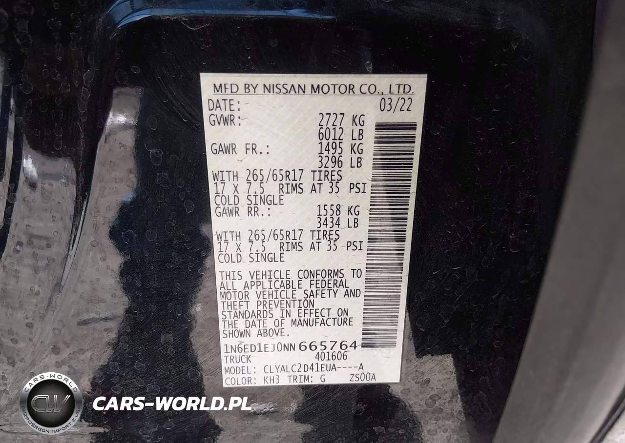 2022 Nissan Frontier Sv 4X2 VIN:1N6ED1EJ0NN665764 - 9